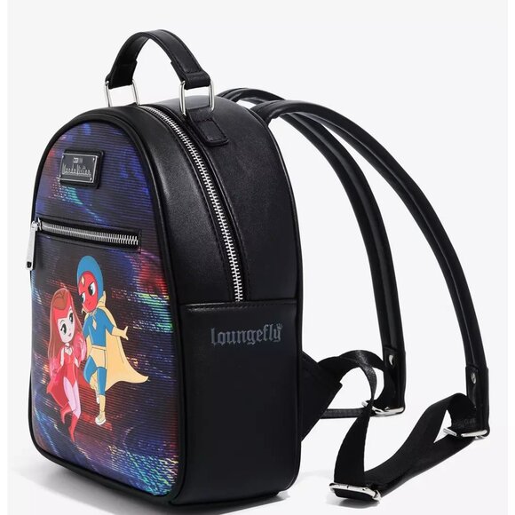 New Loungefly Marvel Wanda Vision Chibi Backpack - Picture 2 of 5